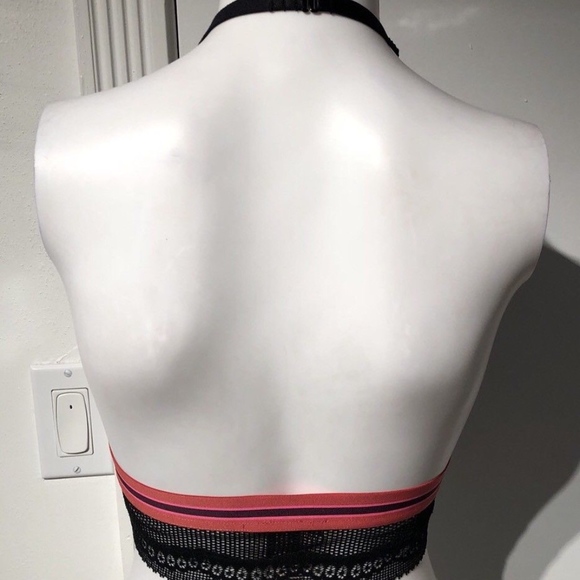 Victorias Secret Lace Banded High Neck Bralette - Picture 4 of 4